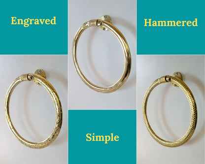 Brass Towel Holder For Bathroom - NORD BRASS
