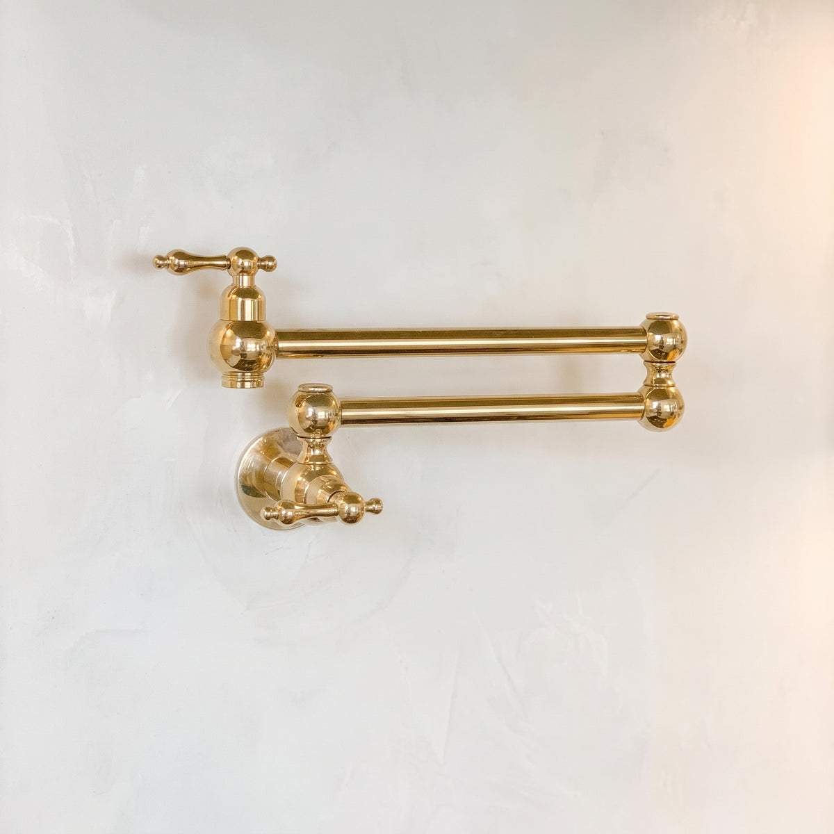 Unlacquered Solid Brass Pot Filler Faucet