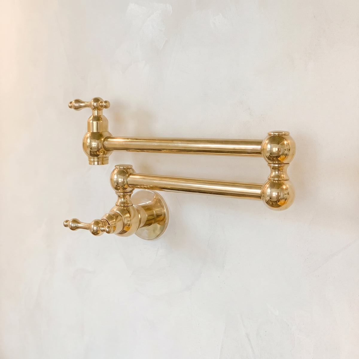 Unlacquered Solid Brass Pot Filler Faucet