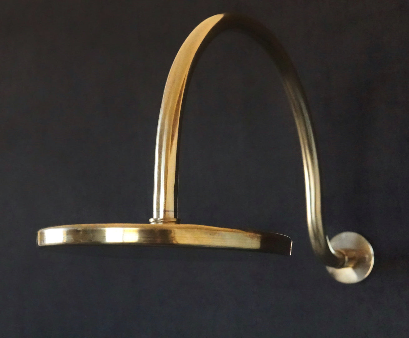 Solid Brass Rainfall Shower, Unlacquered Brass Shower Set – NORD BRASS
