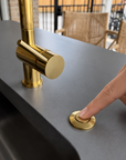 Unlacquered Brass Air Switch Kit for Garbage Disposal