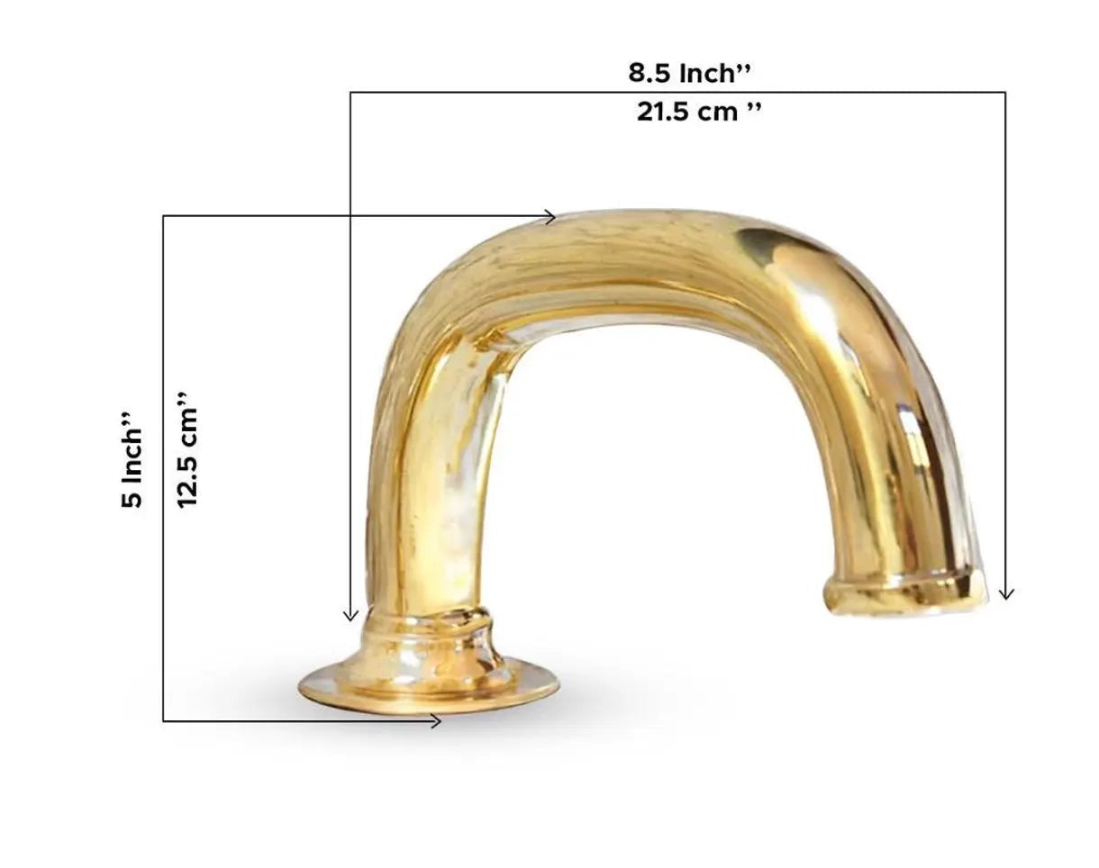 Widespread 3 Holes Solid Unlacquered Brass Faucet, Antique Brass Bathroom Tap