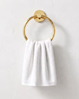 Unlacquered Brass Towel Holder - Brass Towel Ring