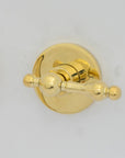 Unlacquered Brass Bathroom Faucet - Antique Brass Wall Mount Faucet