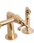 Brass Bridge Kitchen Faucet - Classic Solid Brass Tap