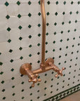 Unlacquered Copper Shower System - Copper Exposed Shower