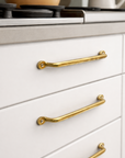 solid brass cabinet pull